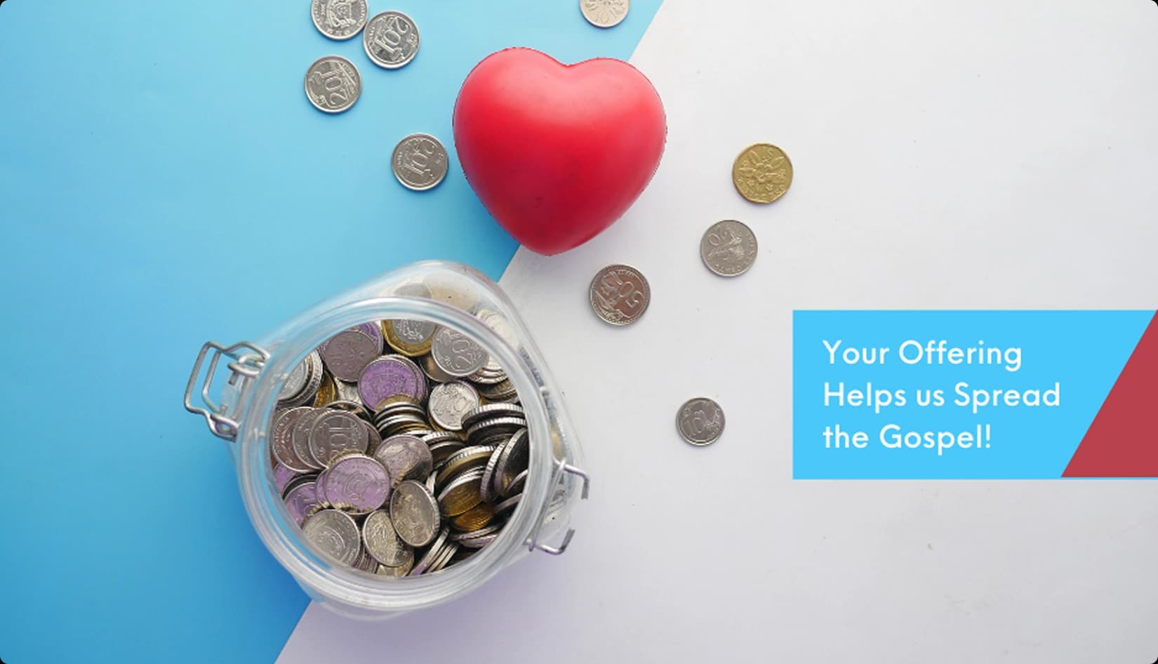 Your offering helps us spread the Gospel!